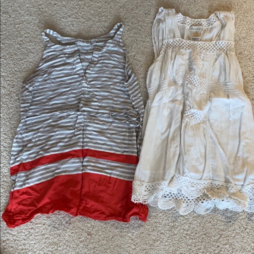 Two size small maternity tank tops